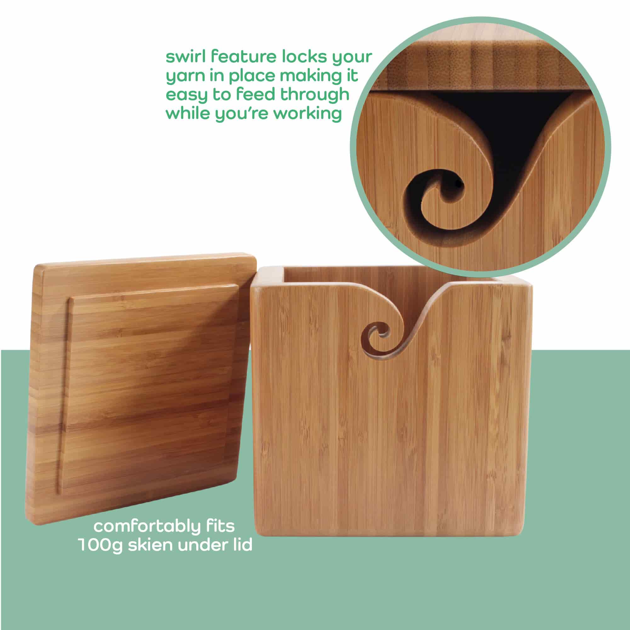 Bamboo Yarn Box & Embroidery Scissor Combo - Image 5