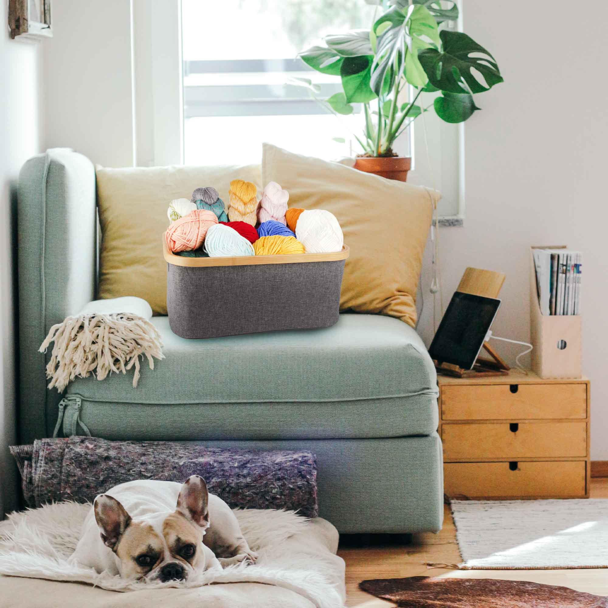 Foldable Storage Organizer with Lid - Image 2