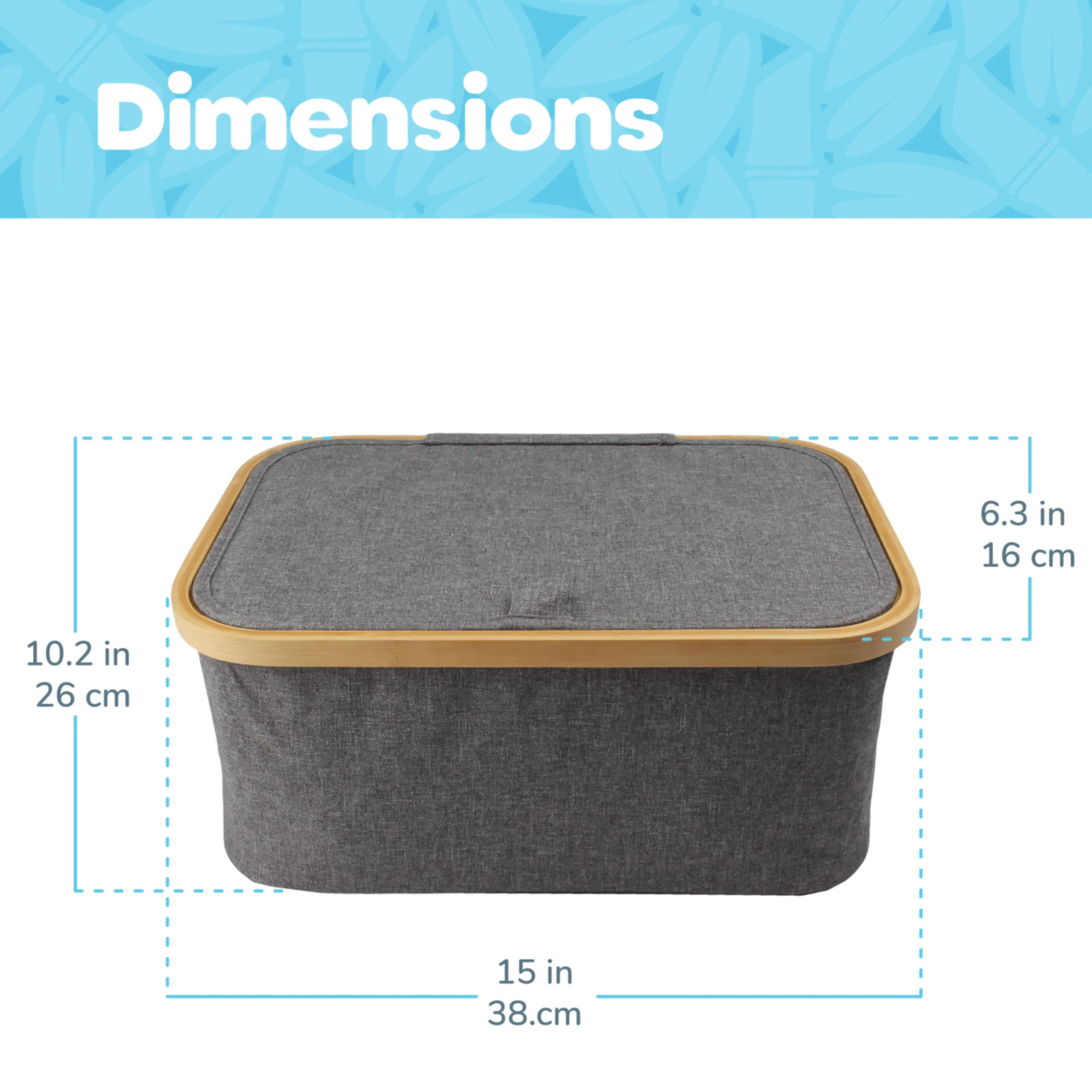 Foldable Storage Organizer with Lid - Image 3