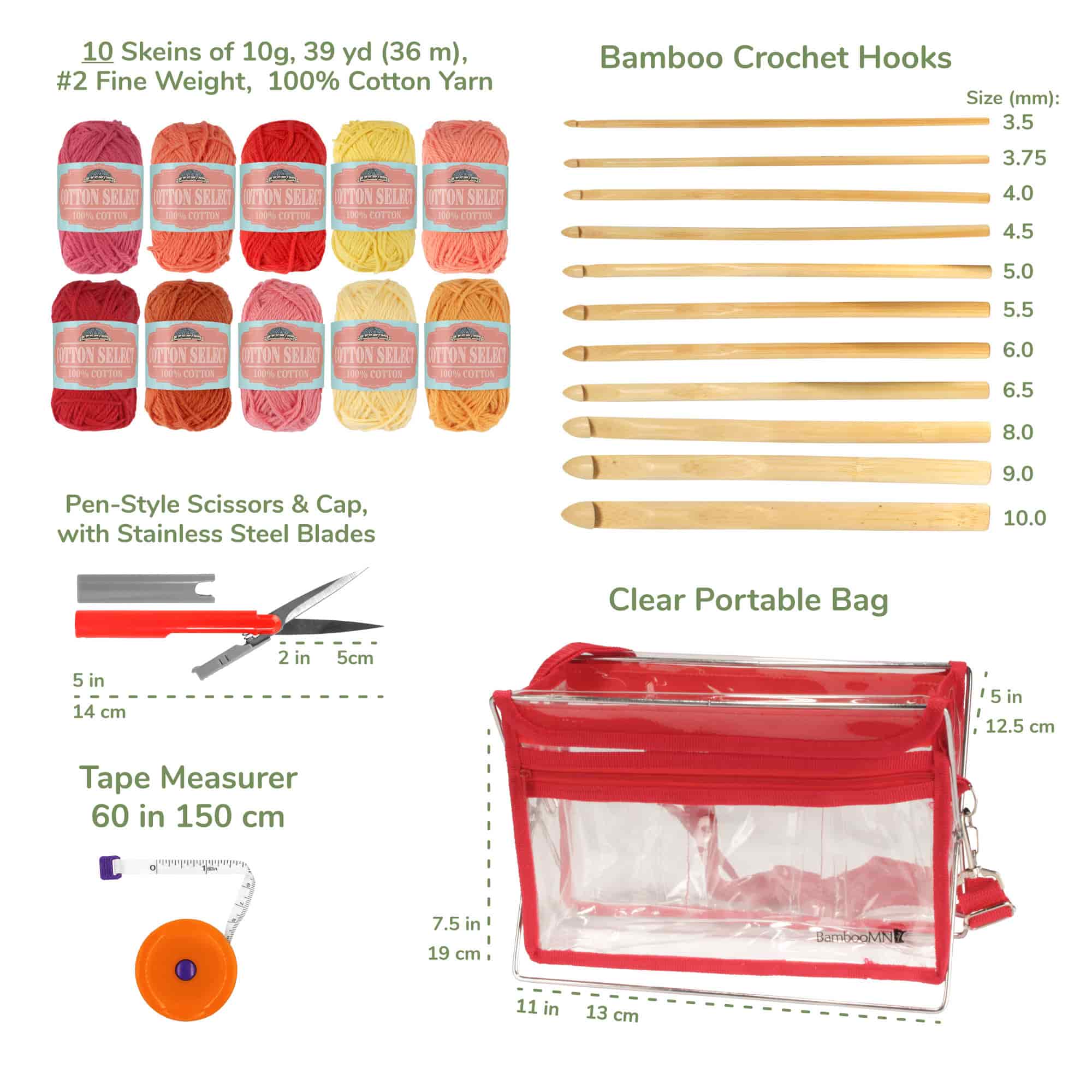 Cotton Select Bonbons in a Bag Crochet Kit - Image 3