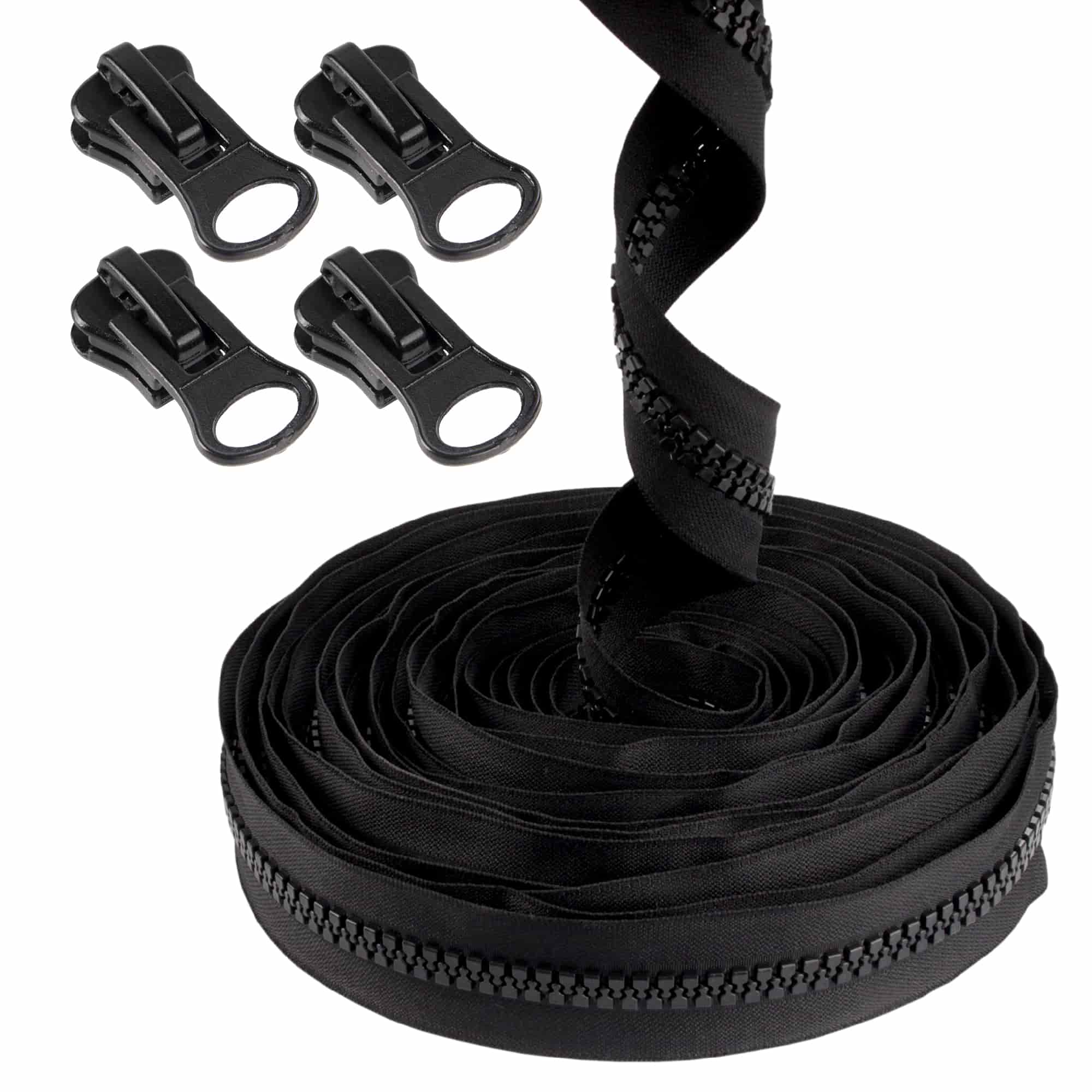 Plastic Zipper Tape with Delrin Locking Pulls - Image 10