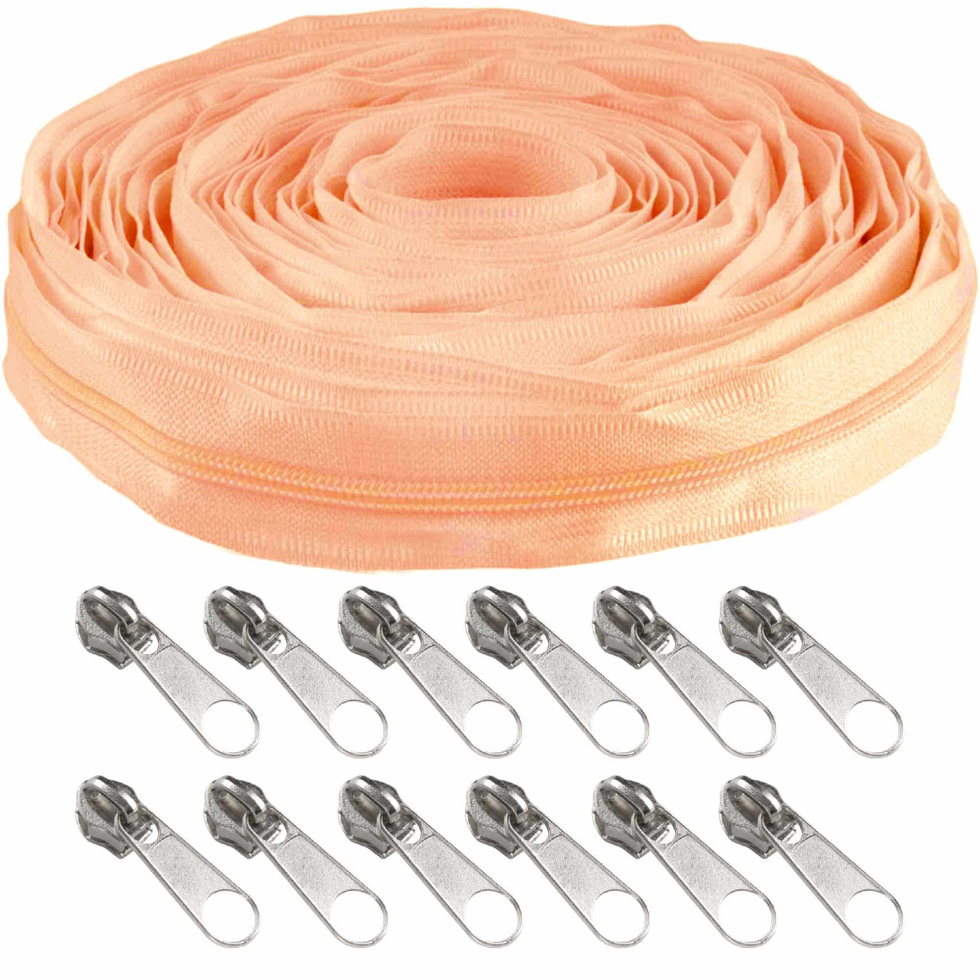 Nylon Coil Zipper Tape with Metal Non-Locking Pulls - Image 13